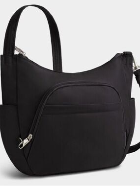 Travelon Anti-Theft Classic Cross-Body Bucket Bag Black RFID Bag